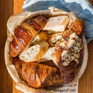 Assorted bread