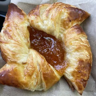 Apricot croissant