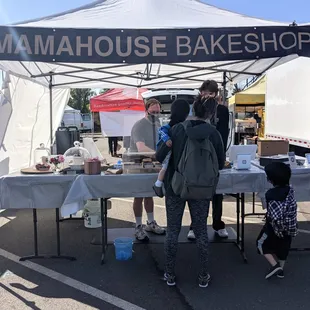 Simple stand at newark farmers market