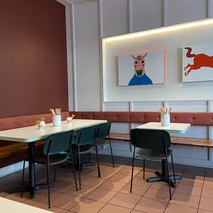 Interior Dining Room at Mamahuhu Clement St