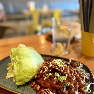 Satay Beef Lettuce Wraps