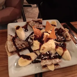 Chocolate Banana Roti