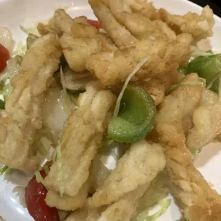 A4. Golden Fried Salt and Pepper Calamari