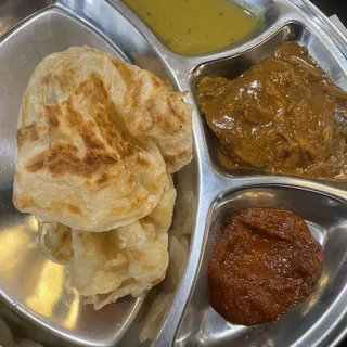 R1. Roti Canai with Curry Chicken