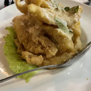 M12. Pan-Fried Fish Fillet in Salted Egg Sauce