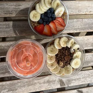The mac, mamaka smoothie bowls