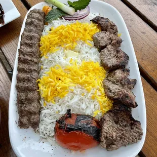 Ground Beef &amp; Steak Platter