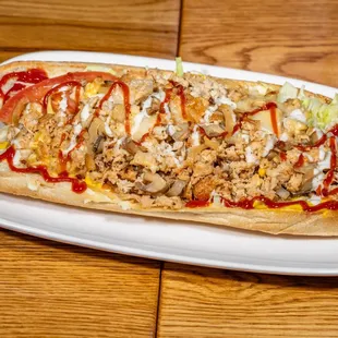 Philly steak and cheese