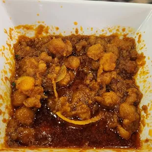 Pakistani style chickpeas. Fire!