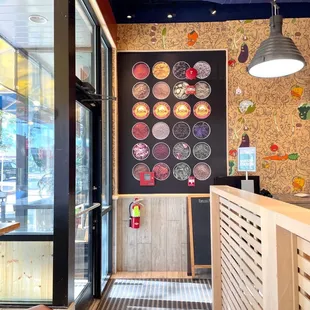 interior, sushi and sashimi