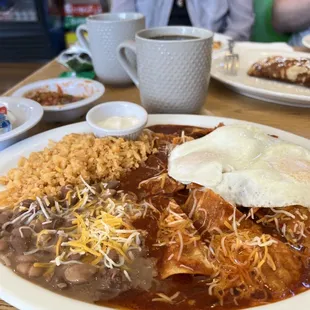 Authentic Red chilaquiles!