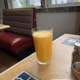 Delicious fresh squeezed orange juice