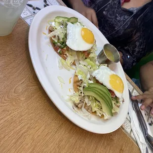 Huevos en tostada