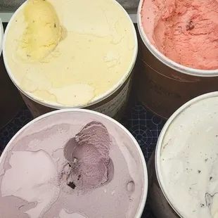 10 flavors of cedar crest icecream