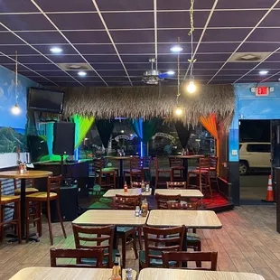 View from the back of the restaurant.