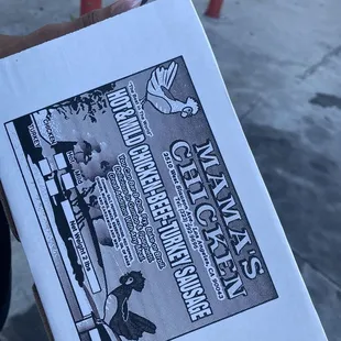 Mamas Chicken links. Great for grilling