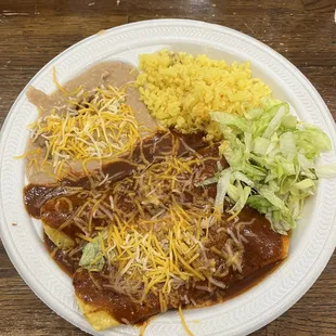 Grande Enchilada Dinner Platter