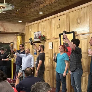 Funny cast of improve actors!