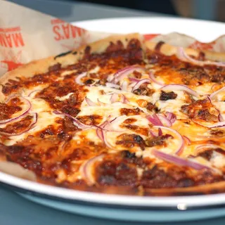 BBQ Bacon Cheeseburger Pizza