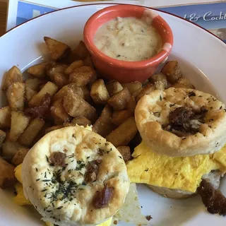 Side Bacon Biscuit