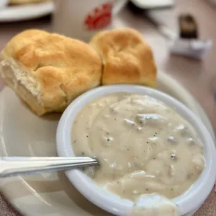 Biscuits and gravy