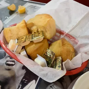 Hot Homemade Rolls + Cornbread