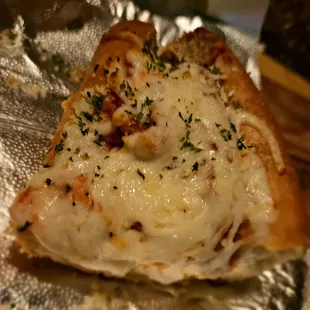 1/2 of a chicken park sandwich