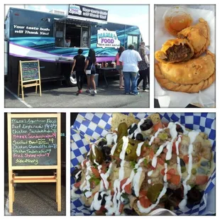 Beef Empanadas and Seafood Bowl! YUM!