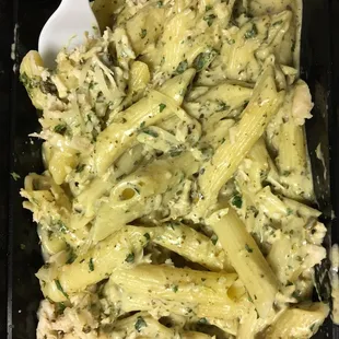 Chicken pesto pasta
