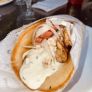 Chicken Souvlaki Sandwich