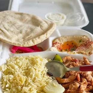 Chicken Shawarma Rice Bowl