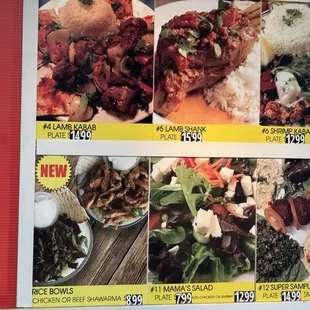 Menu 2/2 as of May 2024