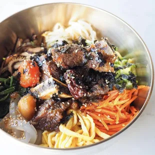 Galbi-jjim bibimbap