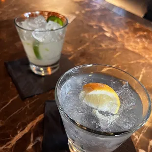 Happy hour drinks at the bar!
