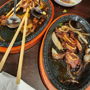 This was the Spicy pork and short ribs!