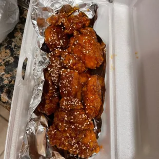 Sweet and spicy chicken- just get them!