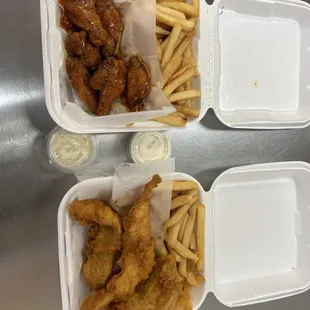 chicken, fried chicken wings, chicken wings and fried chicken, poultry, bbq chicken, bbq wings, food, fried chicken, chicken wings