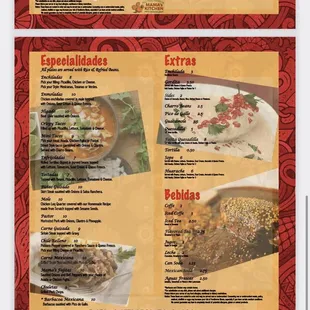 ramen and noodles, menu