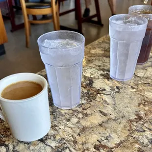 I love how they give you water without asking