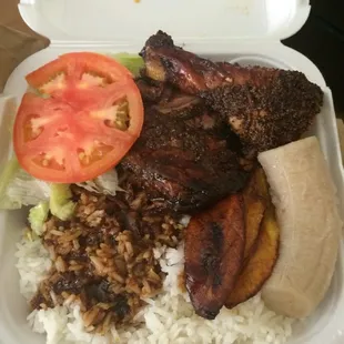 Snall jerk chicken:$7.50 very yummy