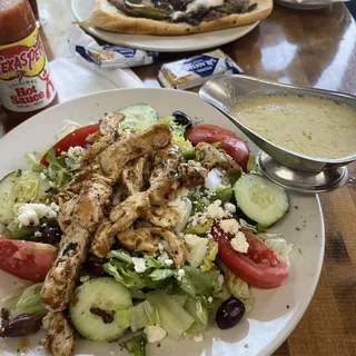 Greek Salad with Grilled Chicken