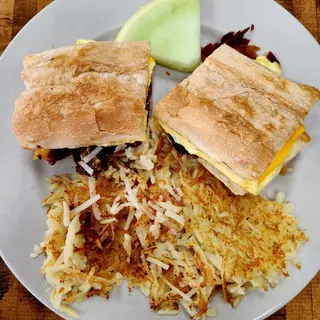 Breakfast CUBAN Sandwich