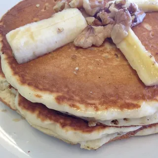 Banana Walnut Pancakes