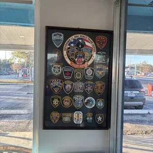 Military patches.