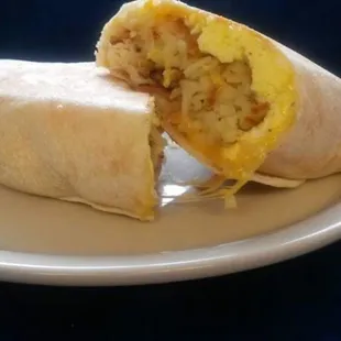 Smothered Breakfast Wrap