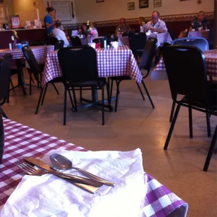 Having breakfast in Mama's Kuntry Kafe