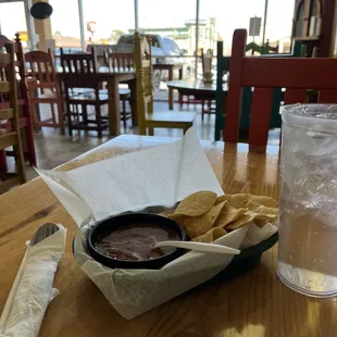 The "Free" basket of chips and salsa you get when you arrive.  Wanting more costs extra.