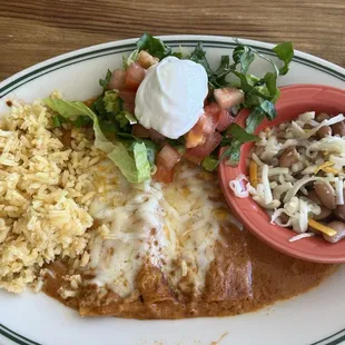 Creamy Chipotle enchiladas. So. Good.