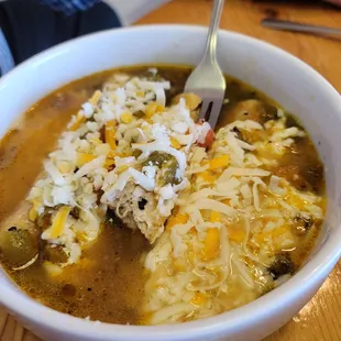 Original soupy tacos. Very tasty!