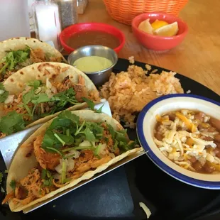 Chicken street tacos